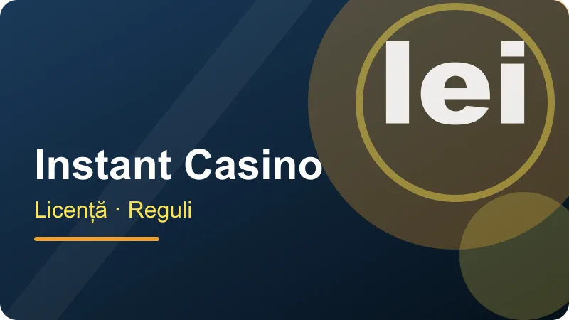 Cashback-ul de luni la Instant – ilustrație pentru secțiunea Instant Casino